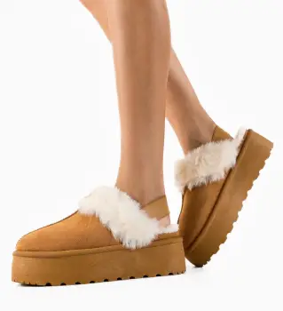 Papuci tip Ug Kepto Camel imagine