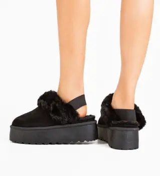 Papuci tip Ug Kepto Negre imagine