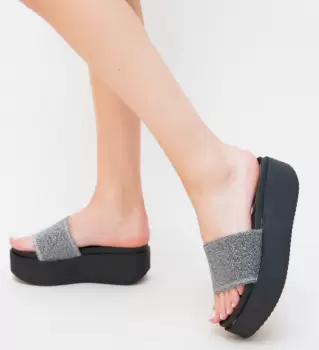 Papuci Vatican Gri imagine