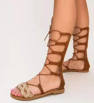 Sandale Adyan Camel imagine