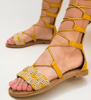 Sandale Adyan Galbene imagine