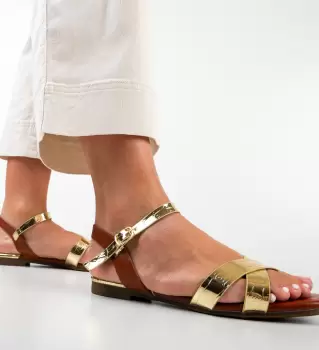 Sandale Barajas Aurii 2 imagine