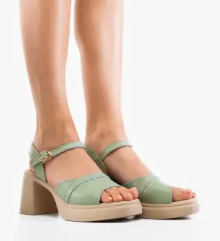 Sandale cu toc Gaguwa Verzi imagine