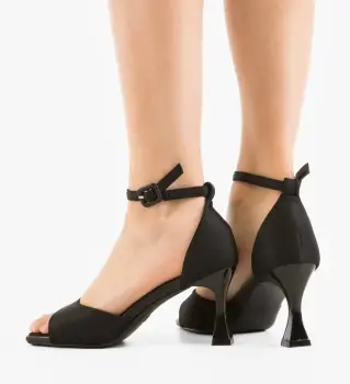 Sandale cu toc Gayt Negre imagine