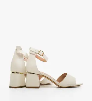 Sandale cu toc Jakub Albe imagine