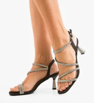 Sandale cu toc imagine