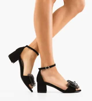 Sandale cu toc Kostyl Negre imagine