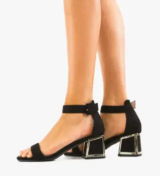 Sandale cu toc Lang Negre imagine