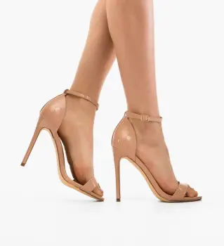 Sandale cu toc Perfect Nude imagine