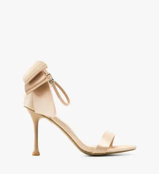 Sandale cu toc Raust Bej imagine