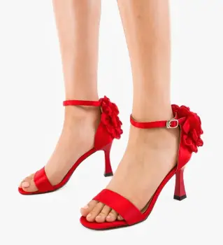 Sandale cu toc Rouzy Rosii imagine