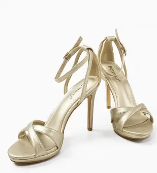 Sandale cu toc Vyvy Aurii imagine