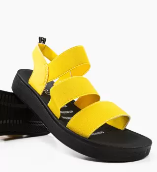 Sandale dama Adrasteia Galbene imagine