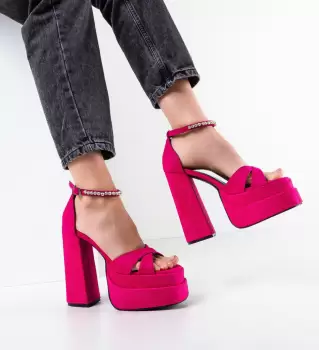 Sandale dama Aky Fuchsia imagine