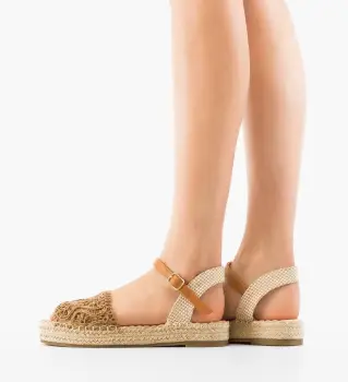 Sandale dama Aliya Khaki imagine