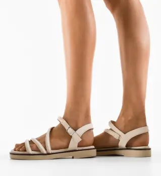 Sandale dama Anaysa Bej imagine