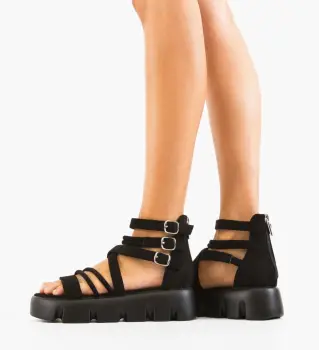 Sandale dama Aritsia Negre imagine