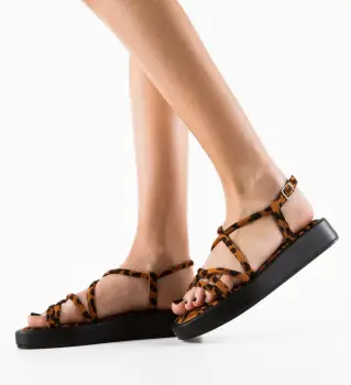 Sandale dama Ayers Animal Print imagine