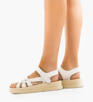 Sandale dama Balance Albe imagine