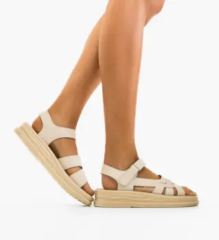 Sandale dama Balance Bej imagine