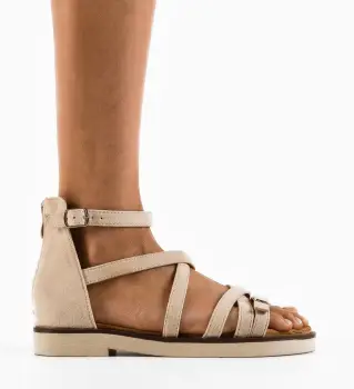 Sandale dama Balkar Bej imagine