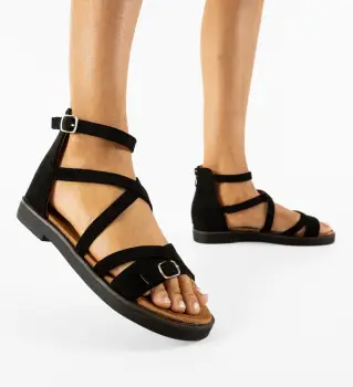 Sandale dama Balkar Negre imagine