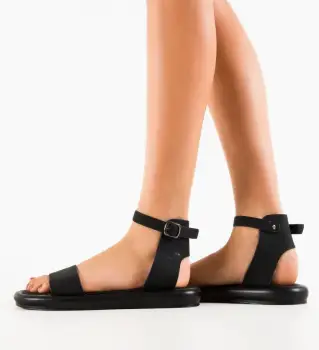 Sandale dama Banner Negre imagine