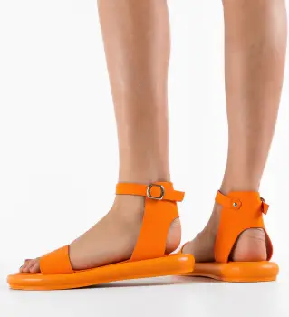 Sandale dama Banner Portocalii imagine