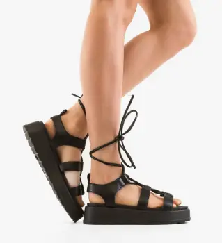 Sandale dama Barnab Negre imagine