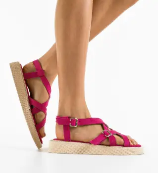 Sandale dama Bekaha Fuchsia imagine
