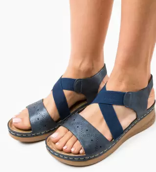 Sandale dama Benton Albastre imagine