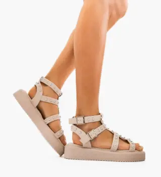 Sandale dama Bergamo Roz imagine