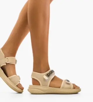 Sandale dama Berhy Bej imagine