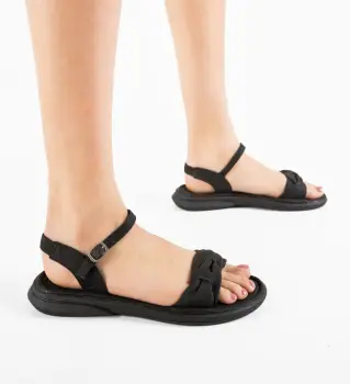 Sandale dama Birgumay Negre imagine