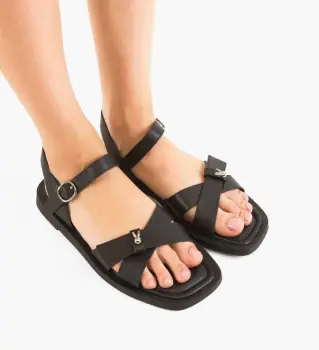 Sandale dama Bonnie Negre imagine