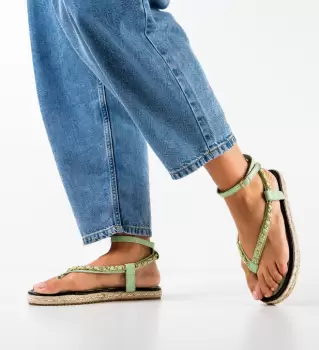 Sandale dama Bouvet Verzi imagine