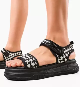 Sandale dama Branca Negre imagine