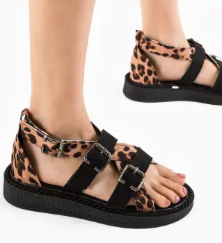 Sandale dama Braxton Negre 2 imagine