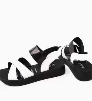 Sandale dama Brina Albe imagine