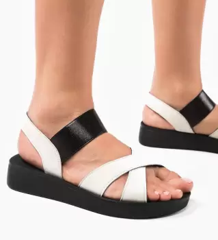 Sandale dama Brina Bej imagine