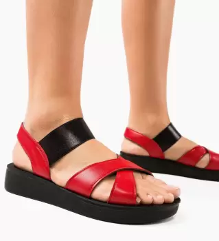 Sandale dama Brina Rosii imagine