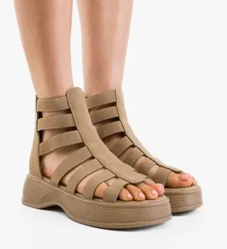 Sandale dama Budica Khaki imagine