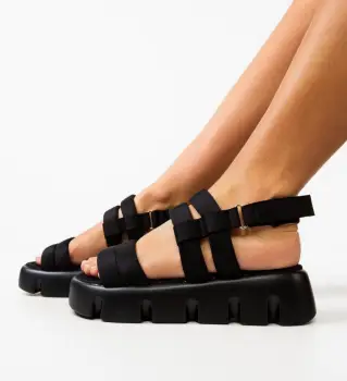 Sandale dama Cairo Negre imagine