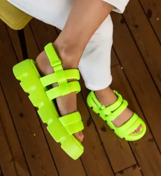 Sandale dama Cairo Verzi 2 imagine