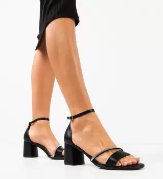 Sandale dama Calf Negre imagine