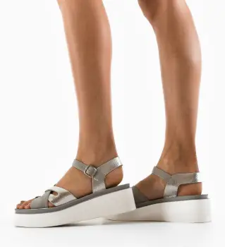 Sandale dama Calgary Gri imagine