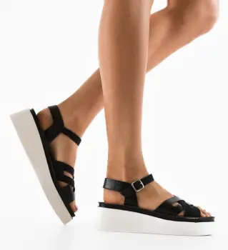 Sandale dama Calgary Negre imagine