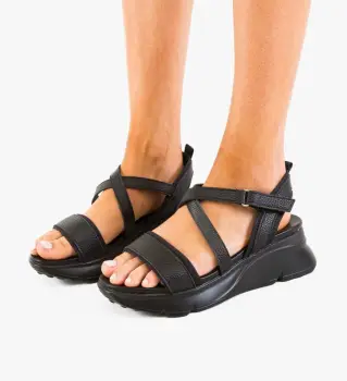 Sandale dama Cameron Negre imagine