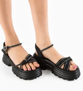 Sandale dama Chariz Negre imagine