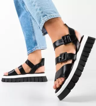 Sandale dama Charlton Negre imagine